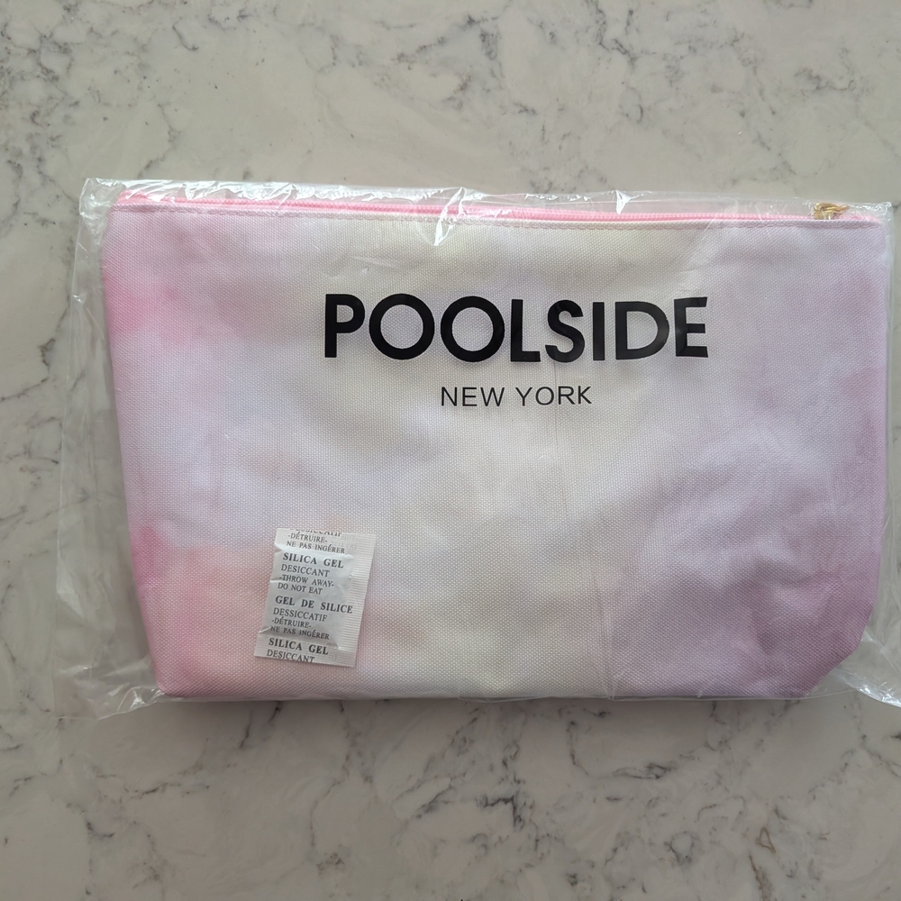 POOLSIDE New York Pink Ombre Cosmetic Pouch